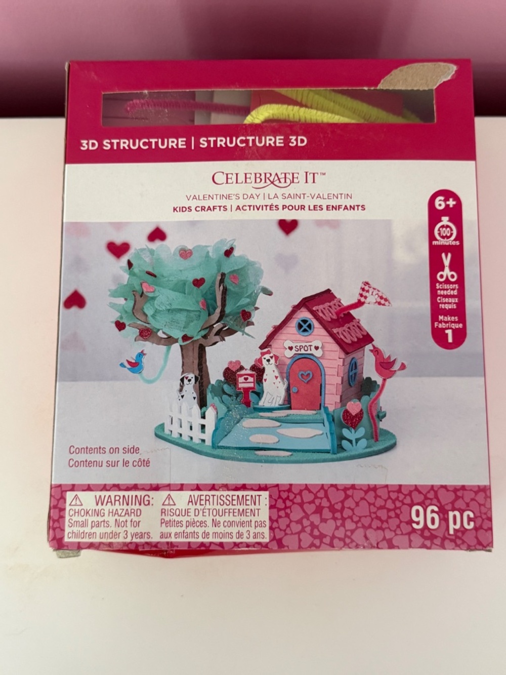 Celebrate It Dog House Scene 3D Foam Craft Kit - New - Picture 7 of 10